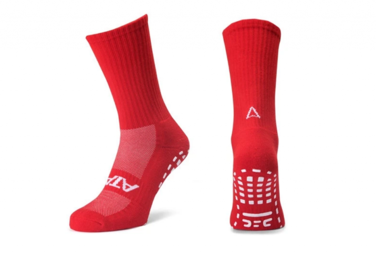 Atak SHOX Mid-Leg Grip Socks Red | The Rugby Shop