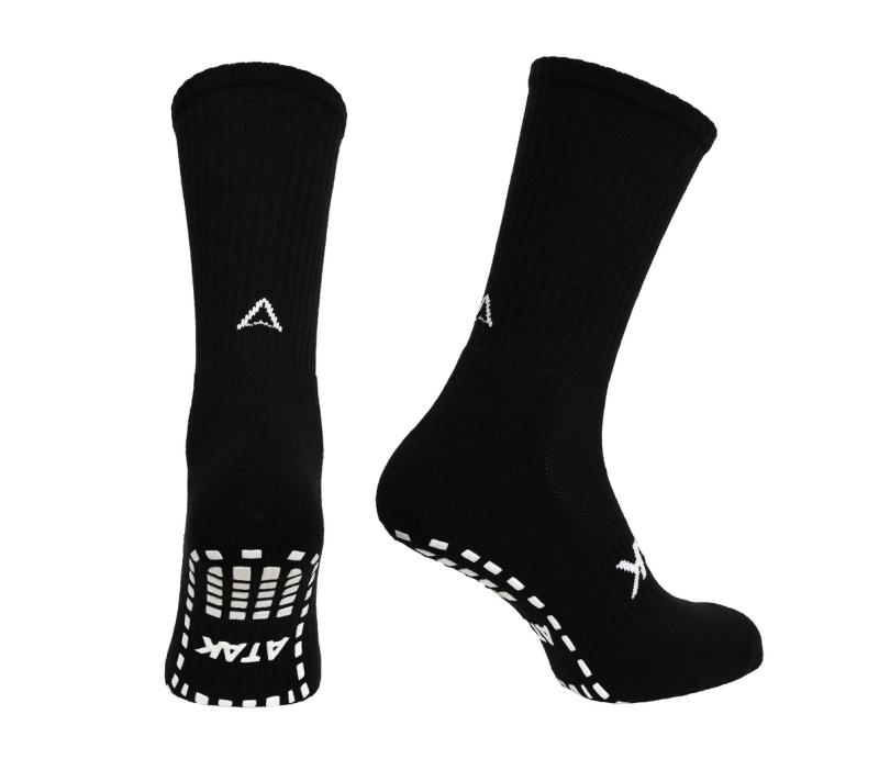 Black Atak Grip Socks