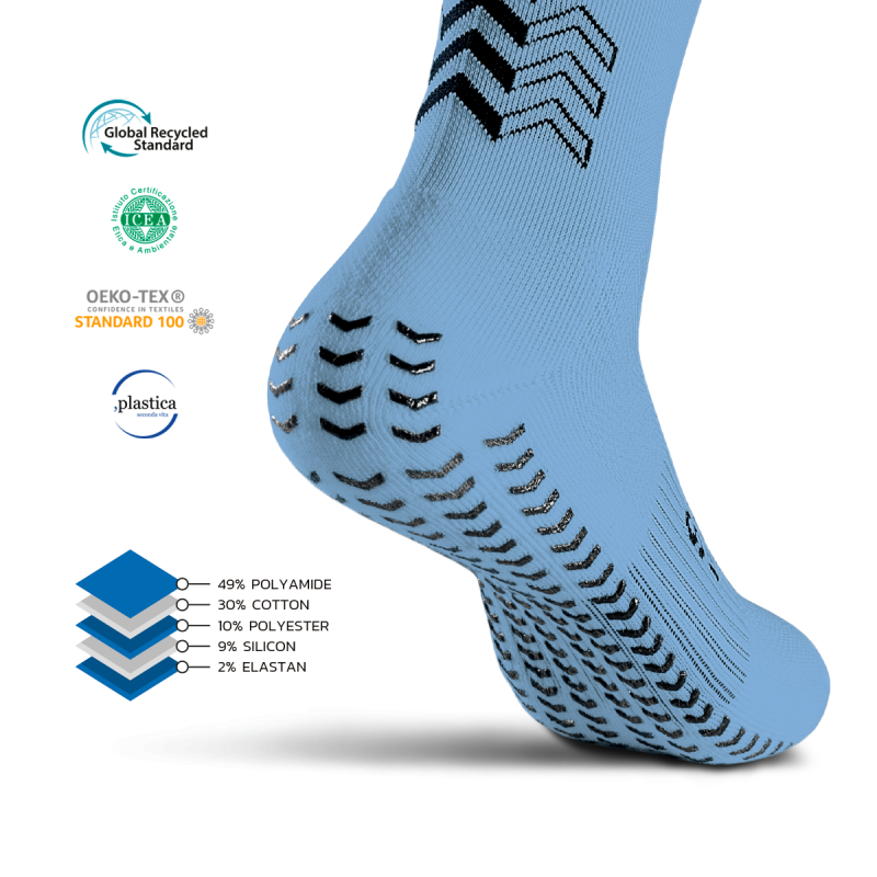 SOXPro Ultra Light Blue Grip Socks