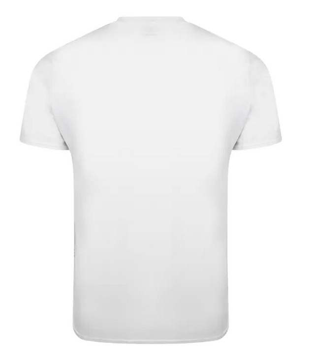 ENGLAND RUGBY WARM UP JERSEY TOP white back