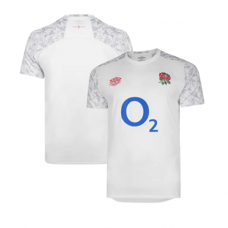 Official ENGLAND RUGBY GYM TOP white