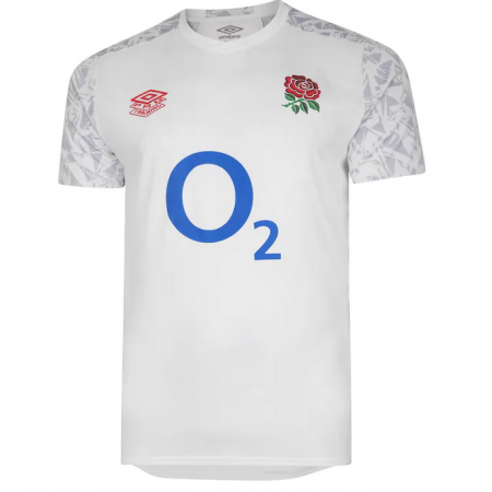 ENGLAND RUGBY GYM TOP white