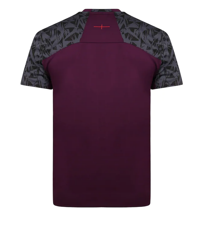 ENGLAND RUGBY GYM TOP purple back