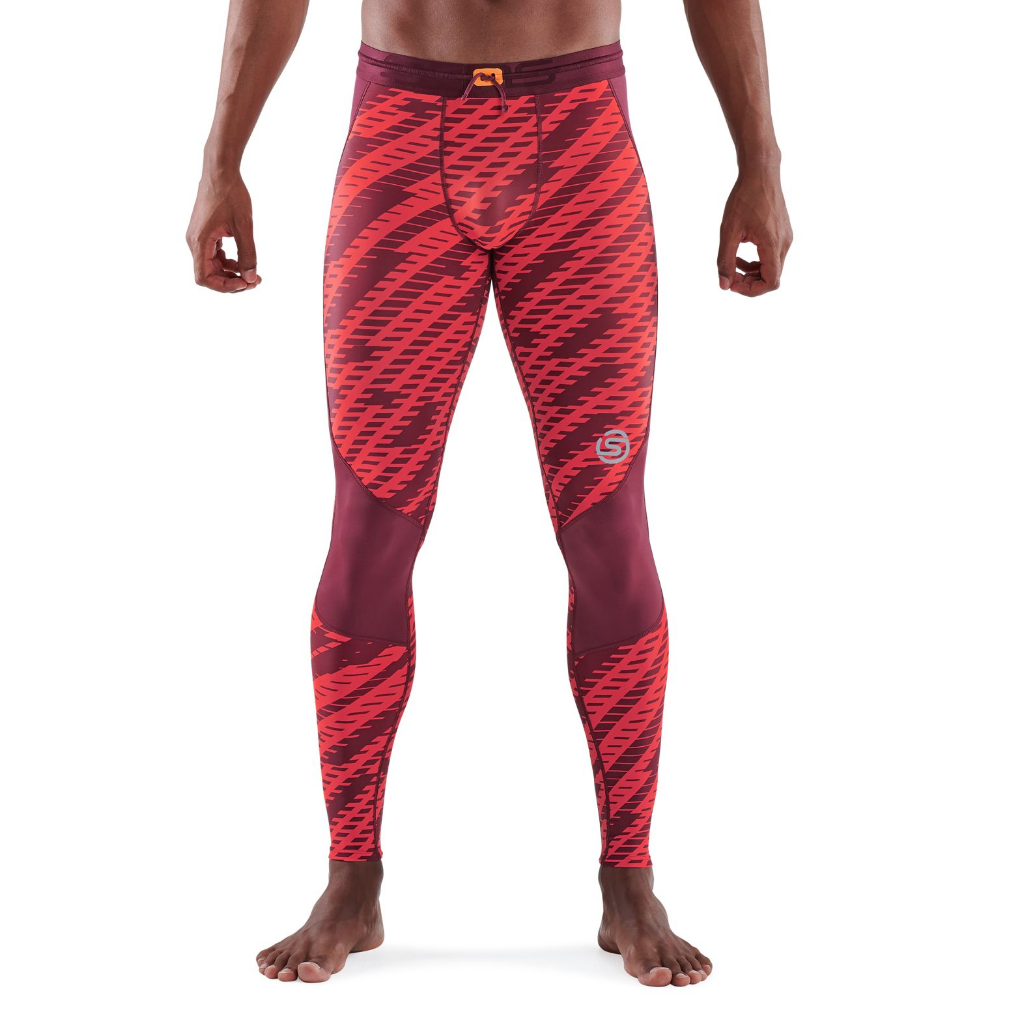 Skins Series-5 Travel and Recovery Mens Compression Long Tights