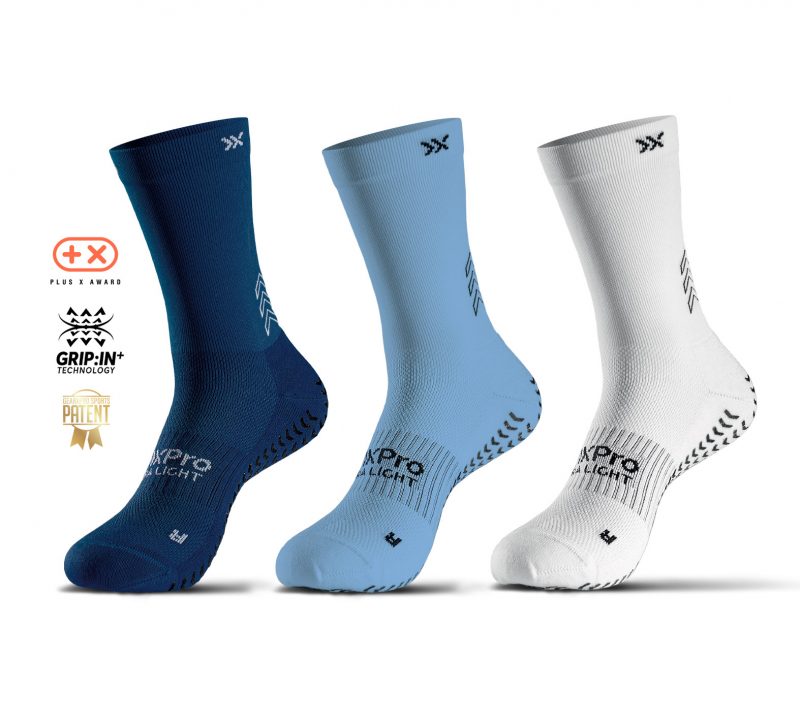 SoxPro Grip Socks Blue Combo
