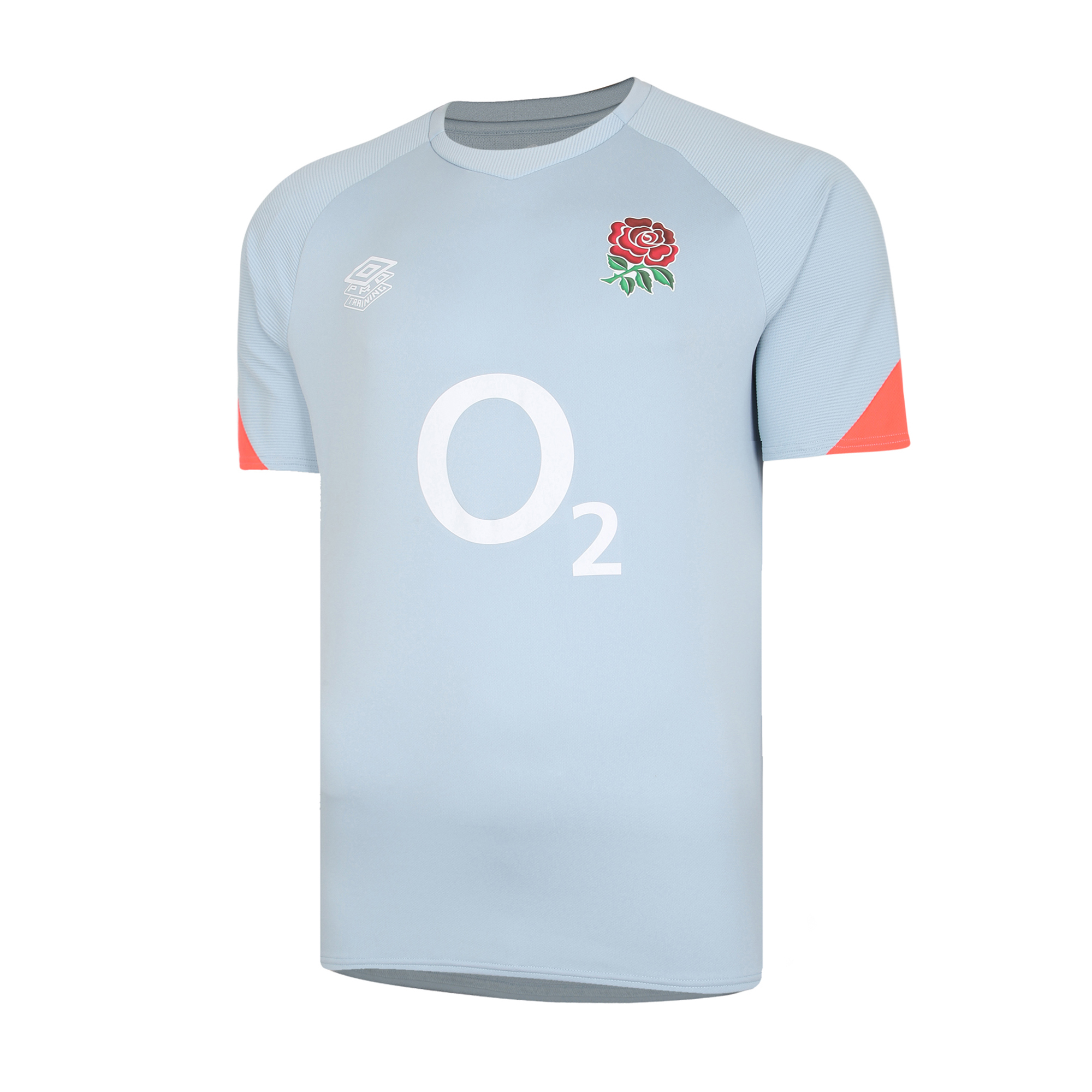England Rugby 21/22 Gym Tee - Fog Blue | The Rugby Agents