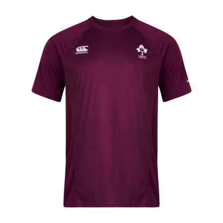Ireland Rugby Superlight Gym T-Shirt Maroon