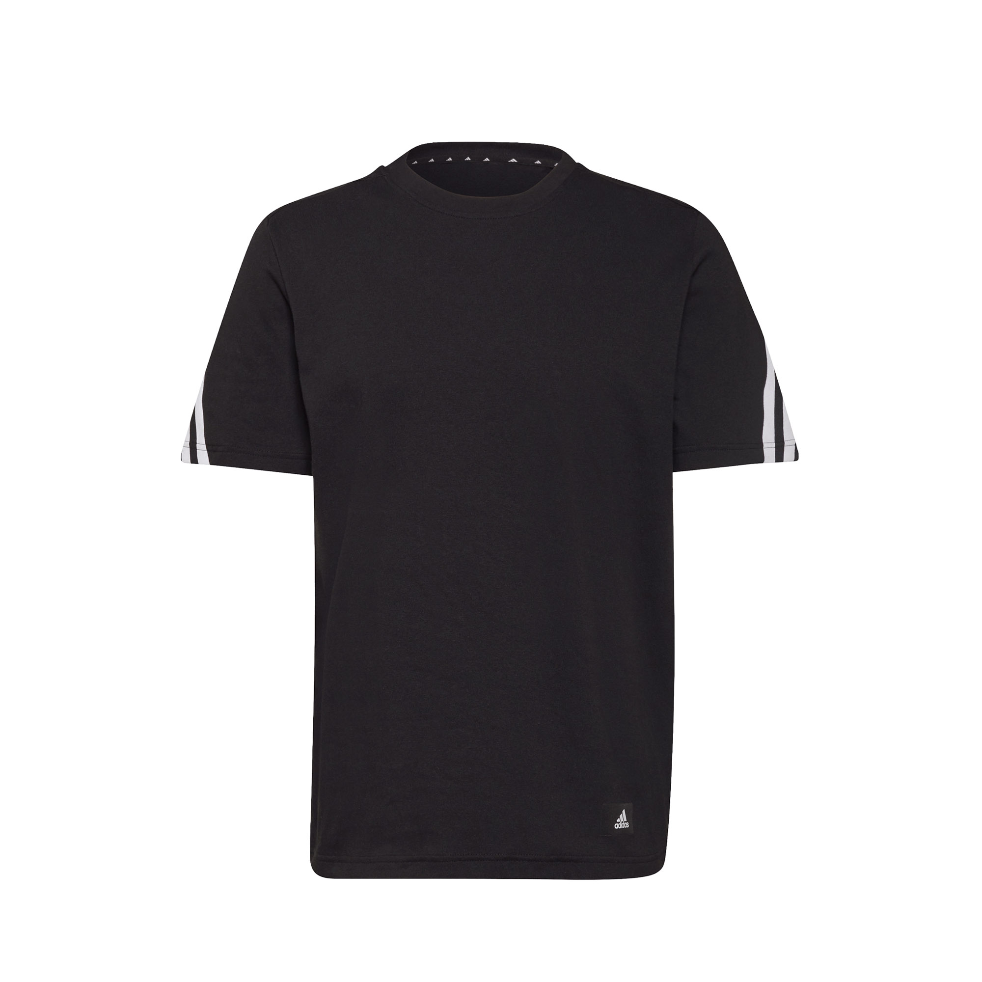 adidas Sportswear Future Icons 3-Stripes T-Shirt | black | The Rugby Shop