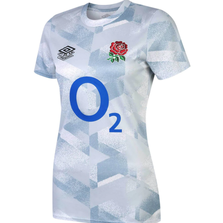 Official Women's England Rugby Warm Up Jersey