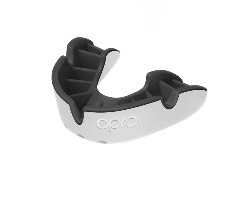 Opro Adult Self-Fit Gum Shield - Black/White