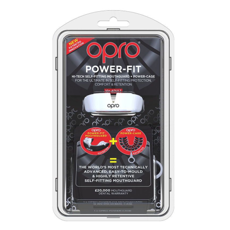 Opro Powerfit Gum Guard White