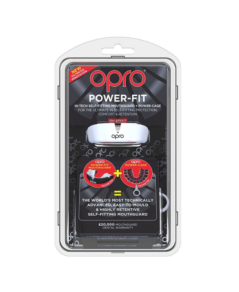 Opro Powerfit Gum Guard White