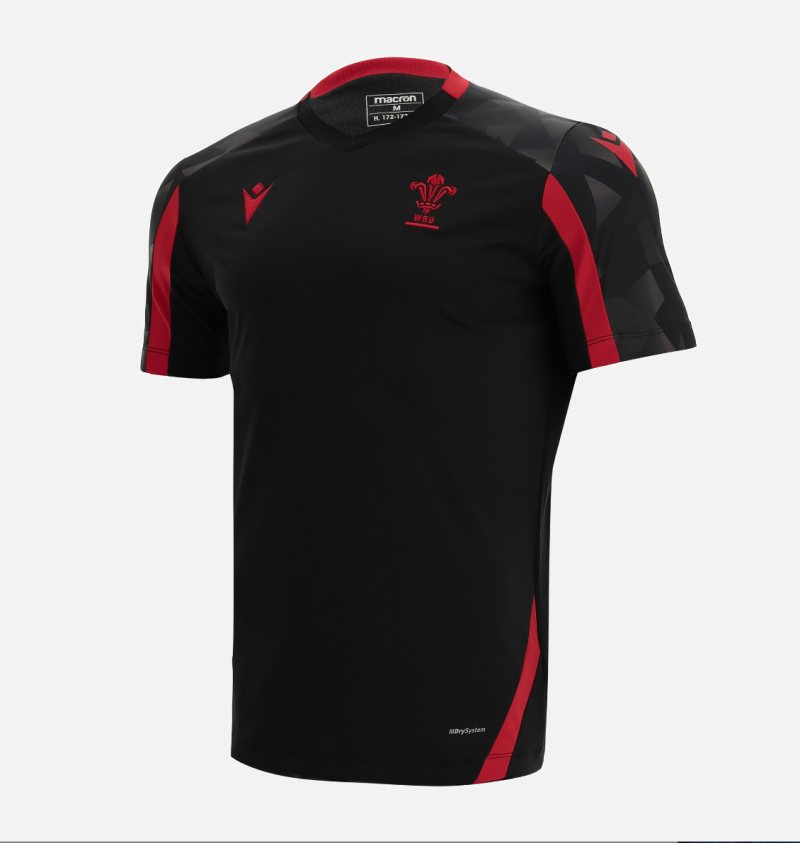 Welsh Rugby Training Top black
