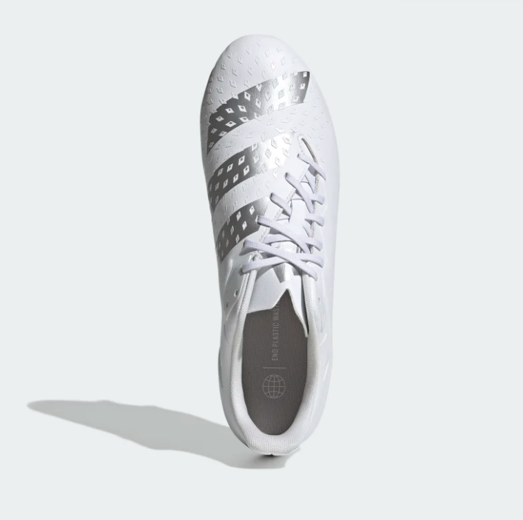 adidas Malice SG Rugby Boots - White/Silver top