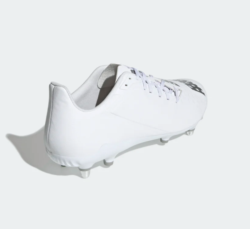 adidas Malice SG Rugby Boots - White/Silver back side
