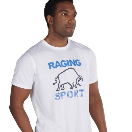 Raging Bull T-shirt White side