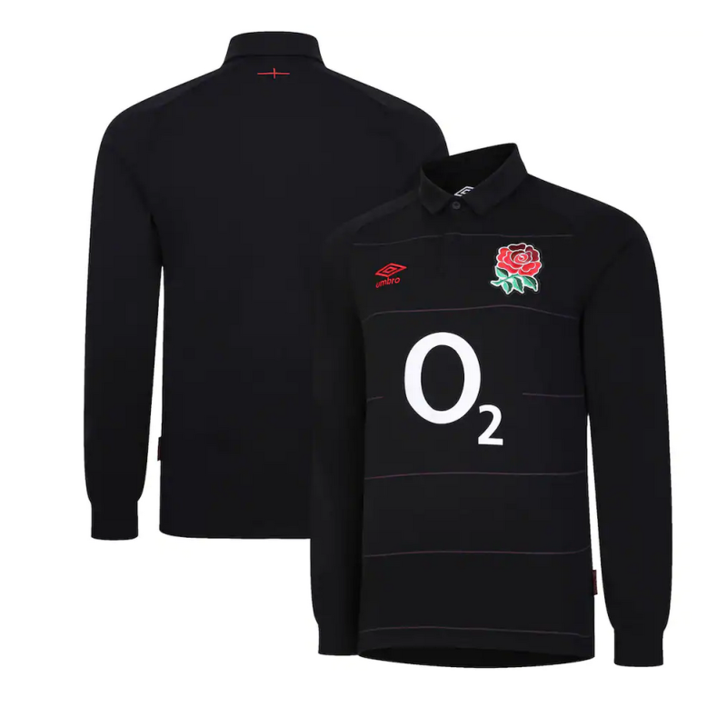 England Rugby Home Classic Long Sleeve Jersey 2022/23 black