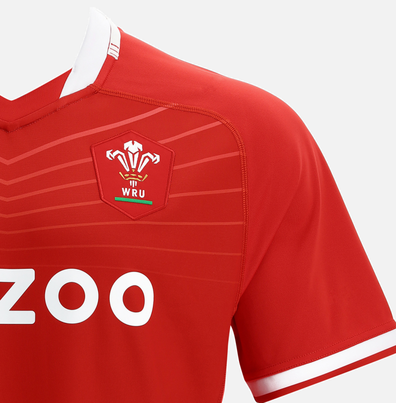 Welsh rugby 2021/23 home replica shirt zoom