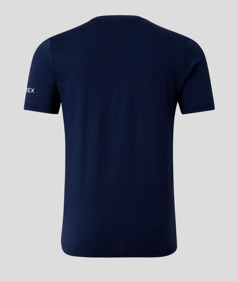 Saracens Navy Men's Logo T-Shirt back