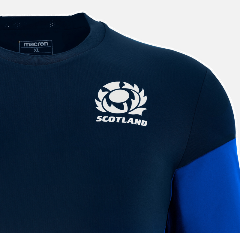 Scotland Rugby 2022/23 back polycotton tee front