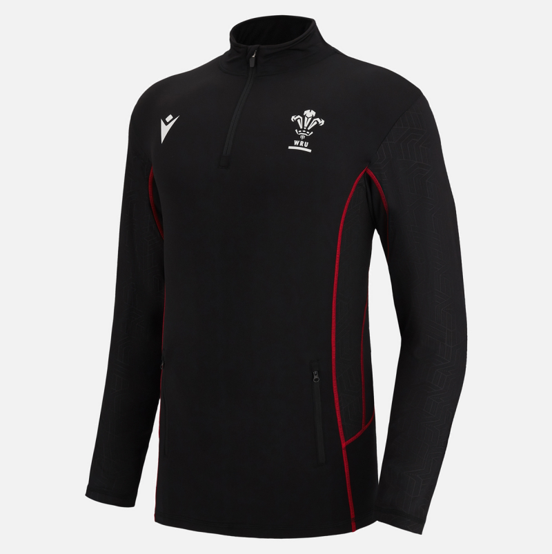Welsh Rugby 2022/23 1/4 zip softshell sweatshirt