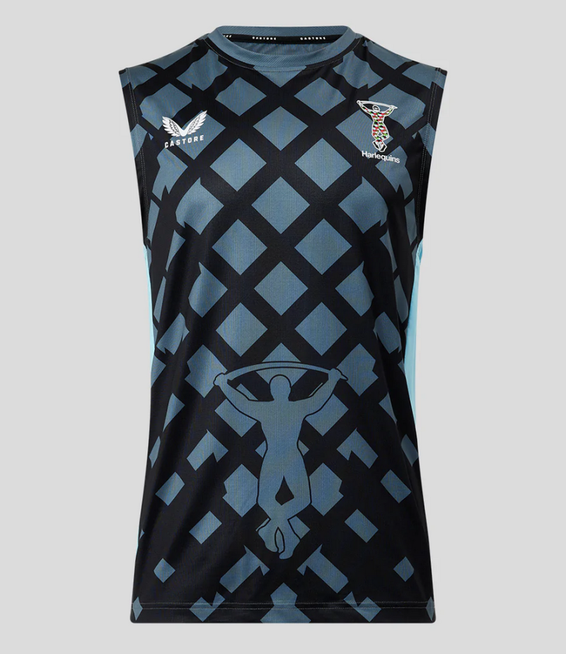 Harlequins Men's Training Vest - Dark Slate