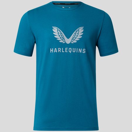 Harlequins Rugby Supports T-shirt Ink Blue