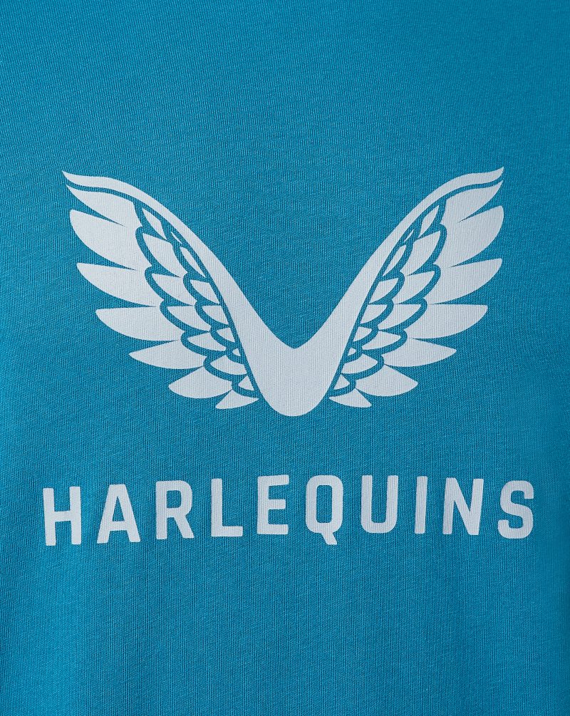 Harlequins Rugby Supports T-shirt Ink Blue front