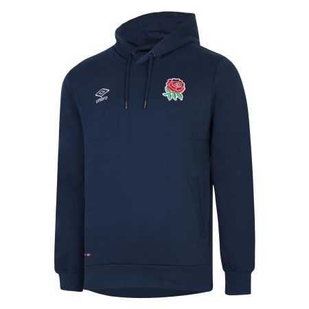 England Classic Quilted Hoodie - Navy