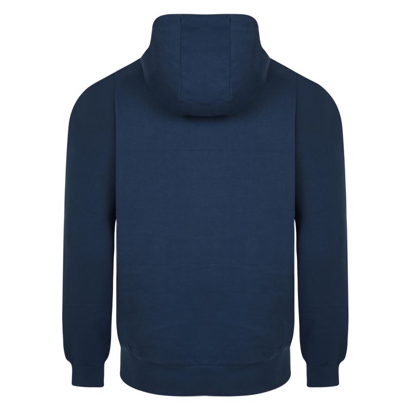 England Classic Quilted Hoodie - Navy back