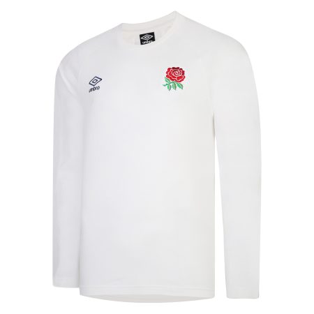 England Rugby Long Sleeve T-shirt white