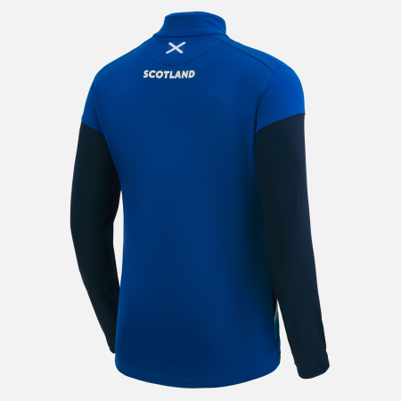 Scotland Rugby 2022/23 1/4 zip softshell sweatshirt back