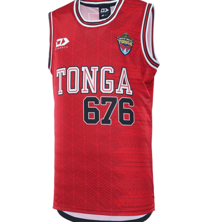 2022 Tonga Rugby League Mens Basketball Singlet side