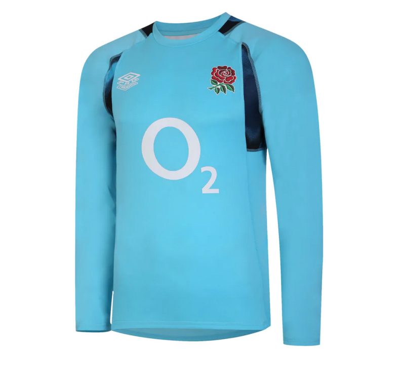 England Rugby Long Sleeve Training Jersey - Blue