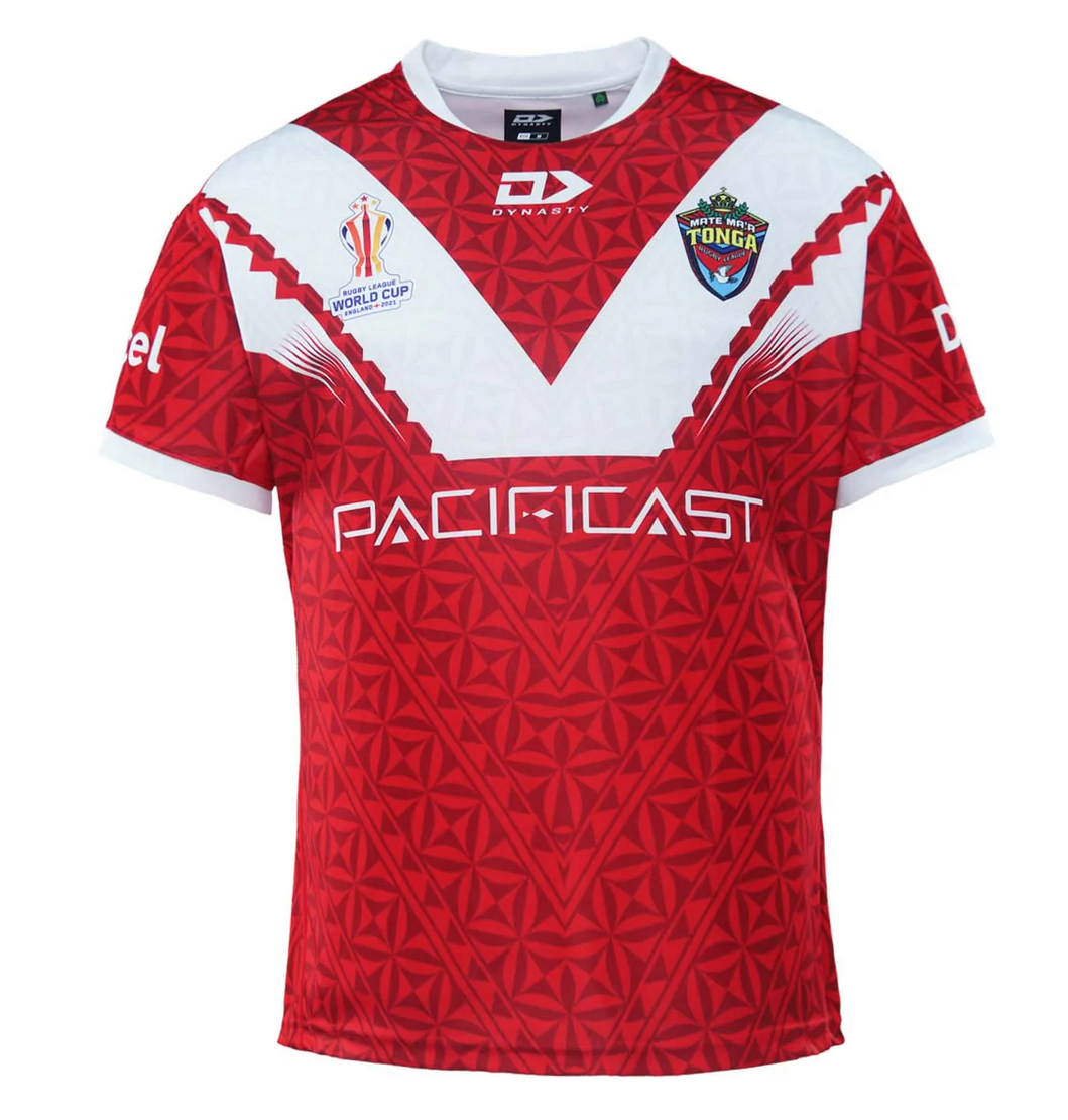 Tonga Rugby League Mens Replica WC Home Jersey | The Rugby Shop