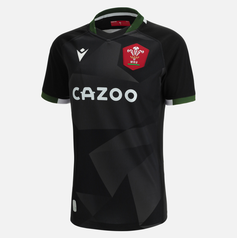 welsh rugby 2021/22 womens fit away replica shirt