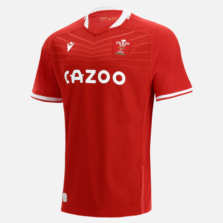 welsh rugby 2021/22 junior home replica shirt