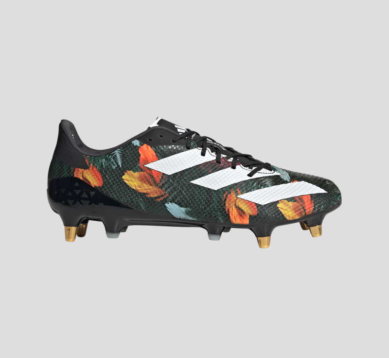 Adidas Adizero RS7 Rugby Boots - Black