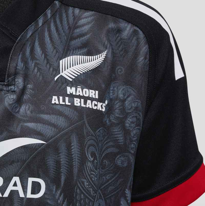 Maori All Blacks Rugby Replica Home Jersey Right