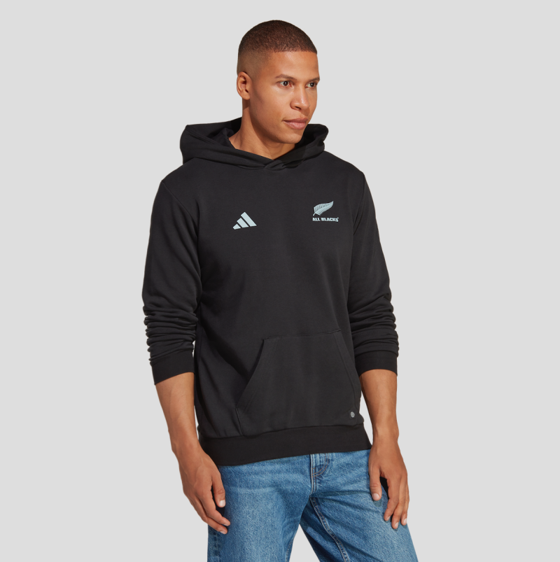 All Blacks Rugby Supporters Lifestyle Hoodie black side