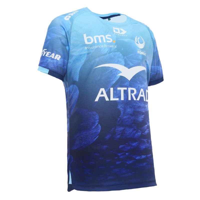2024 Western Force Mens Training Tee - Blue_WFTEM24001_right_45