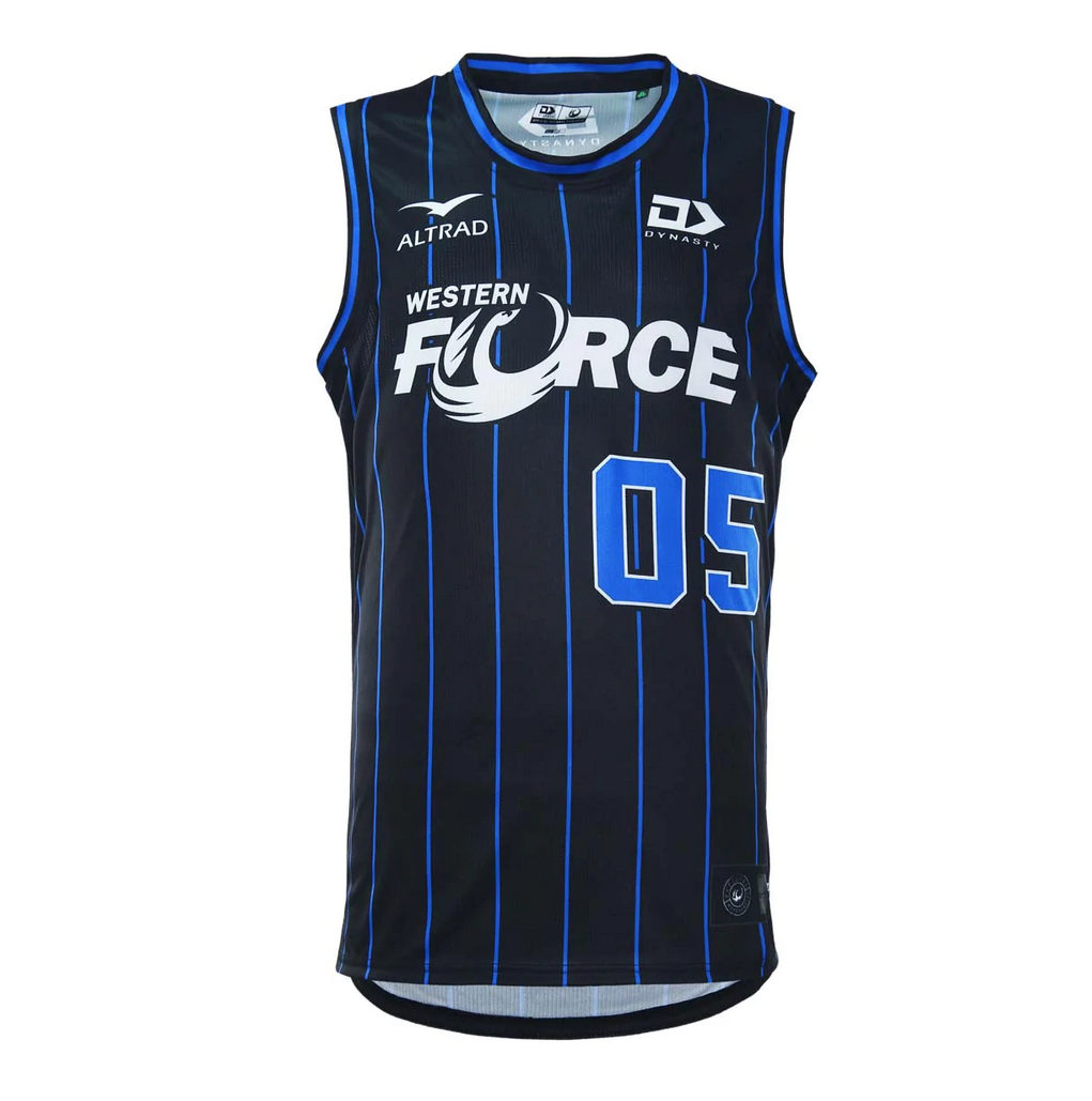 2023 Western Force Mens Basketball Singlet | The Rugby Shop