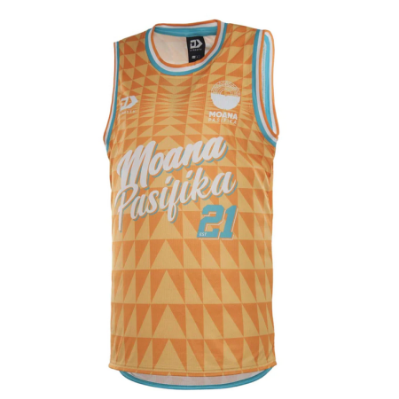2023 Moana Pasifika Mens Alternate Basketball Singlet side