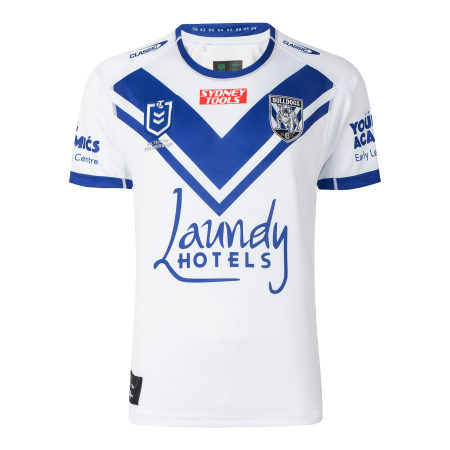 BULLDOGS MENS HOME JERSEY WHT-FRONT