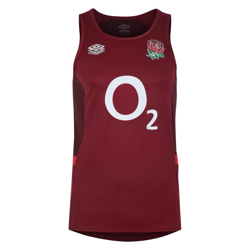 England Rugby Gym Vest Red
