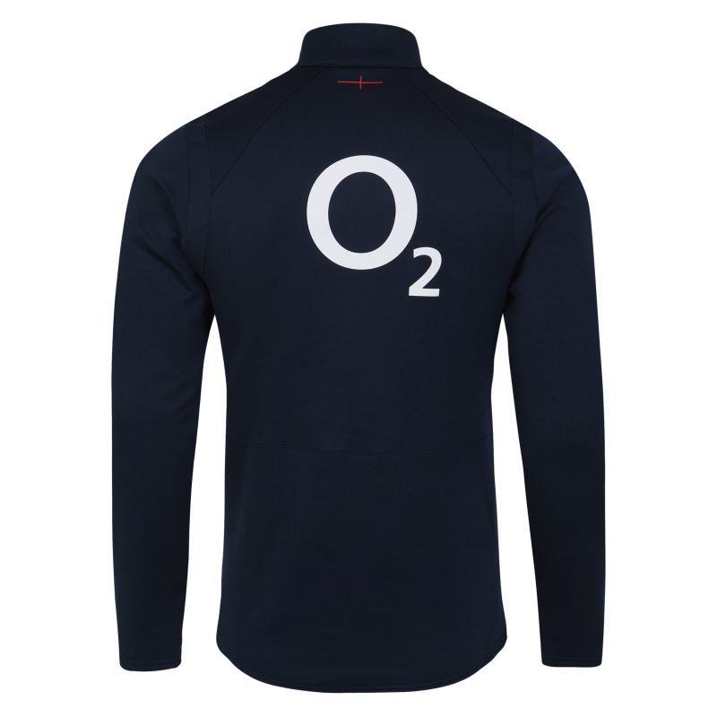 England Rugby 1/4 Zip Navy back