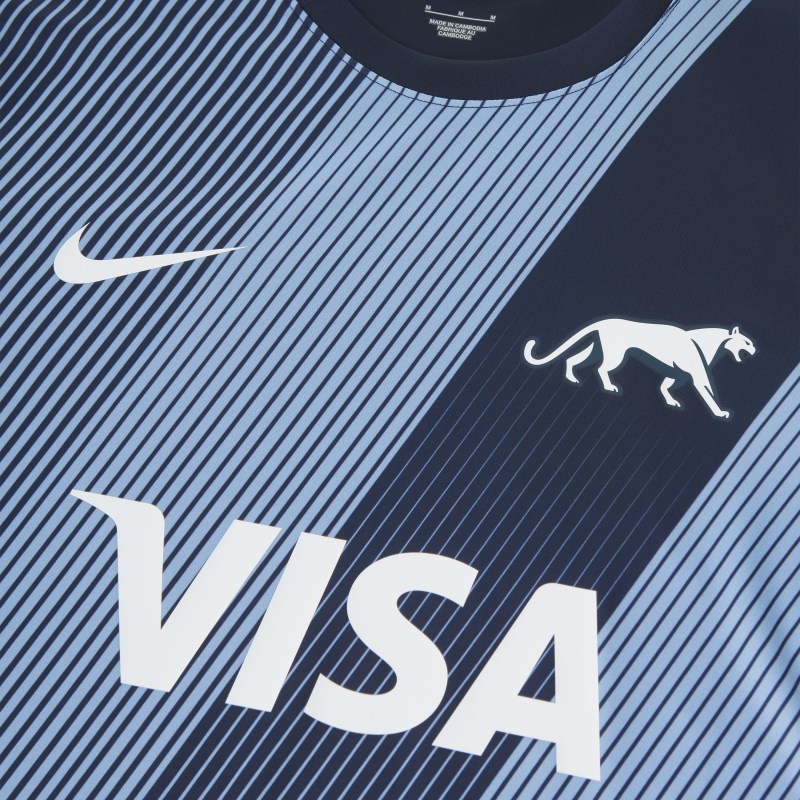 Argentina Rugby Pre-Match Shirt front