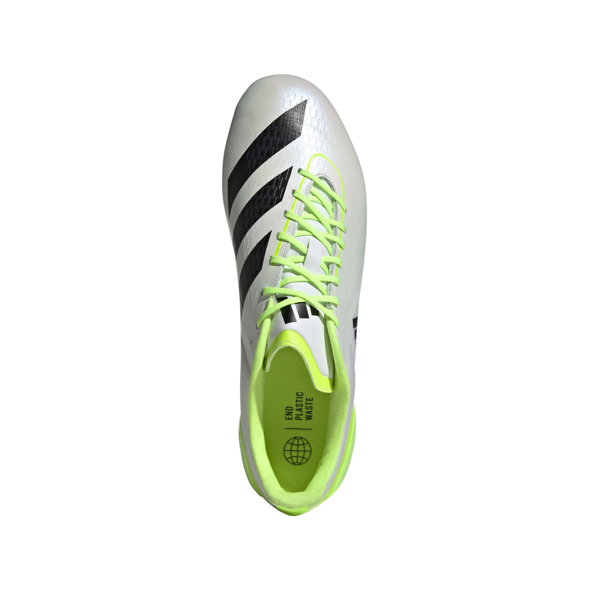 Adizero RS15 Pro Rugby Boots (FG) - White | The Rugby Shop