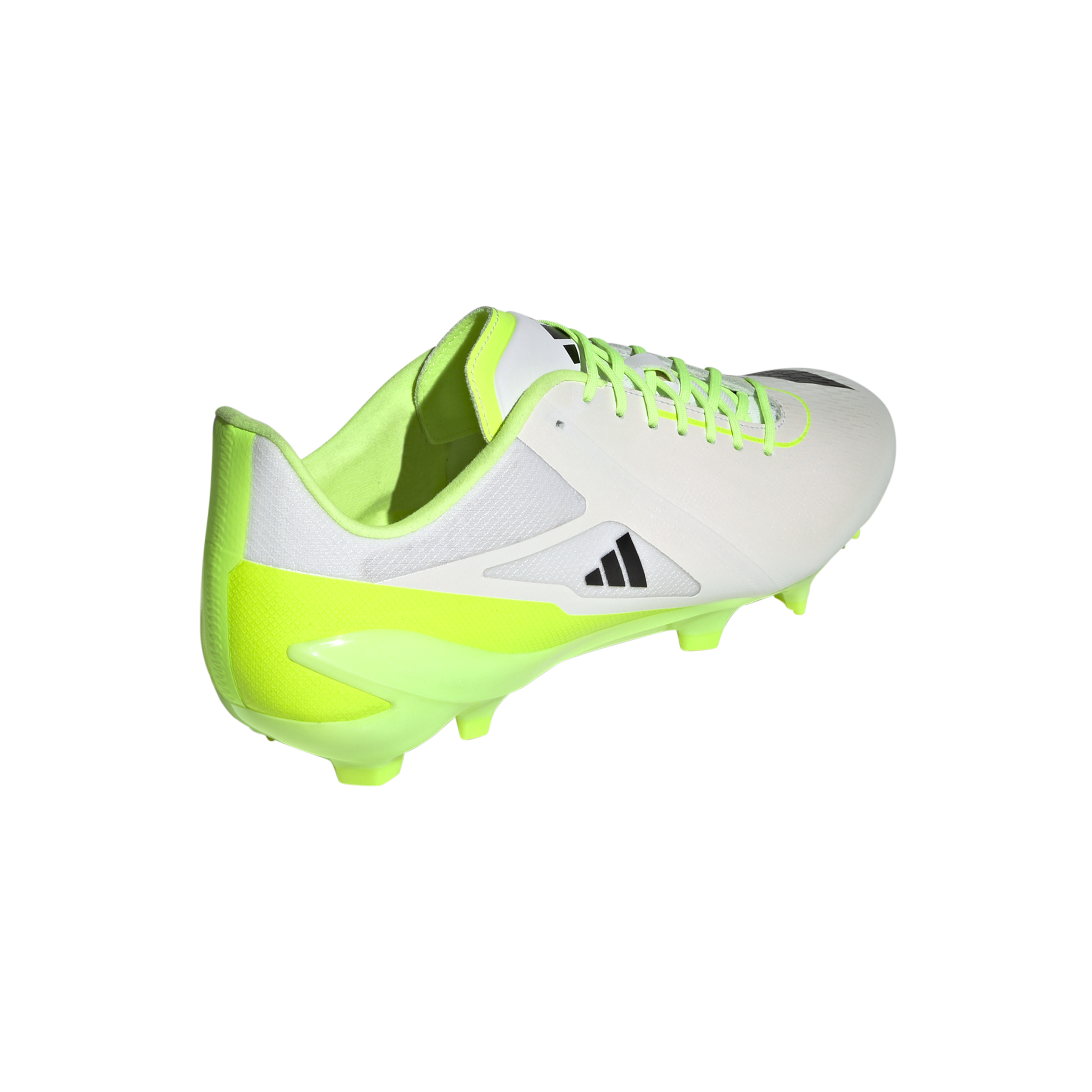 Adizero RS15 Pro Rugby Boots (FG) White The Rugby Shop