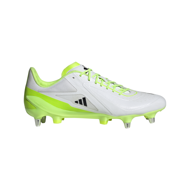 Adizero RS15 Ultimate Rugby Boot (SG) - White | The Rugby Shop